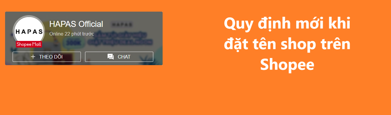 Nắm rõ quy định mới khi đặt tên shop trên Shopee 